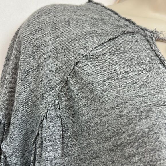 Free People We the Free Just a Henley gray knit tunic top size XS - Picture 7 of 14